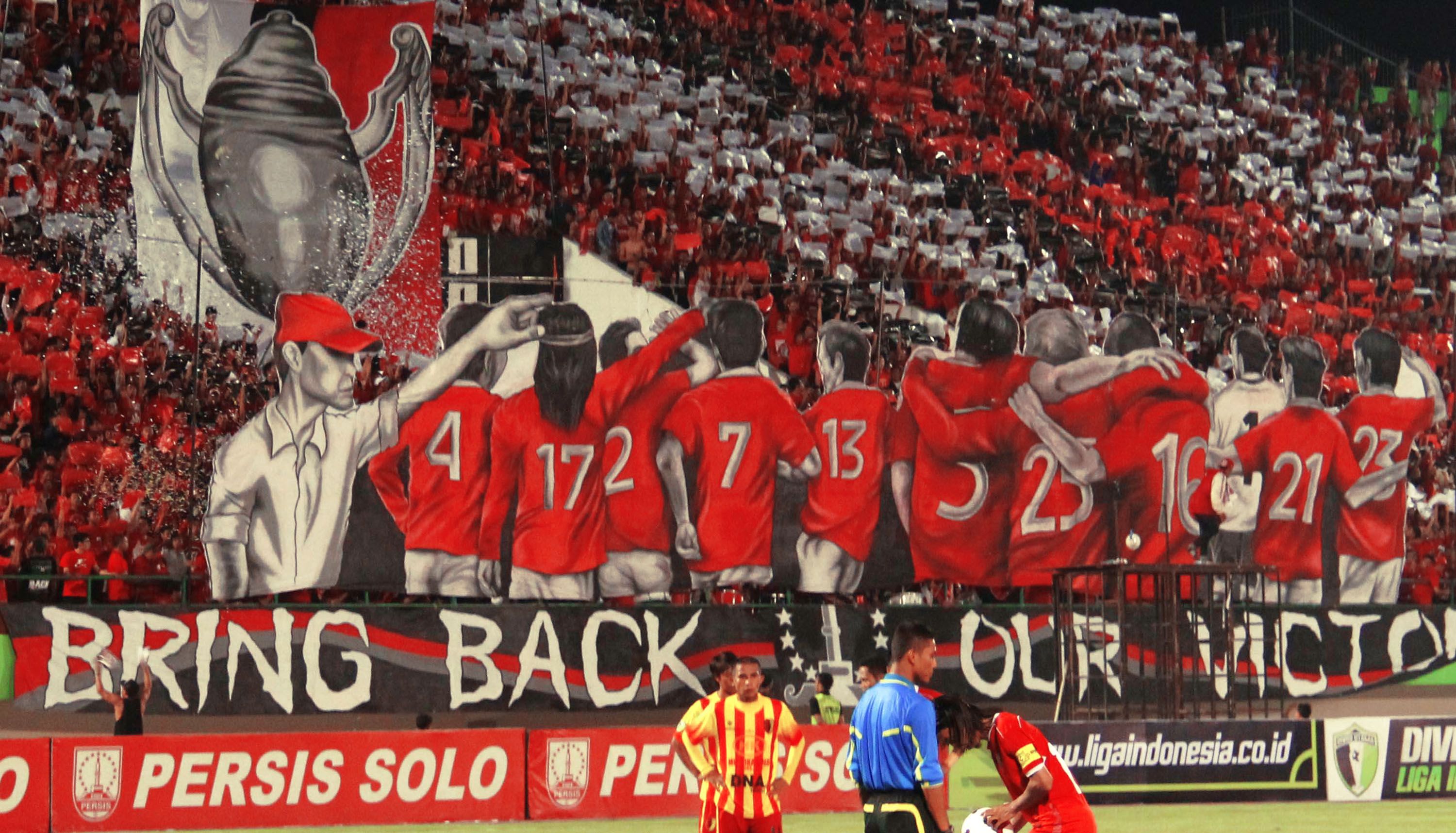 Pasoepati akan disuguhkan laga menarik antara Persis Solo Legend melawan Persis Solo All Star. Copyright: &copy; Ghozi El Fitra
